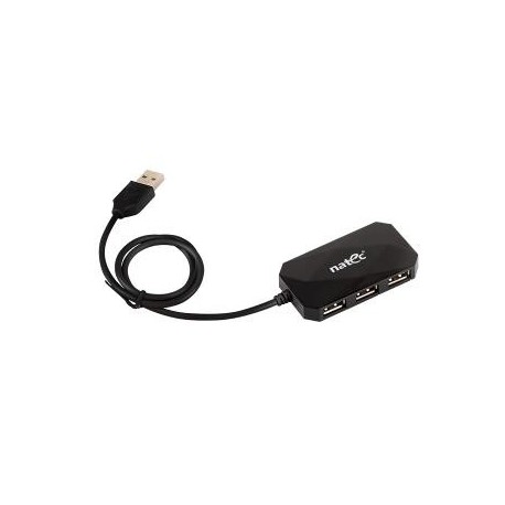 Hub USB Natec NHU-0647 LOCUST 4xUSB 2.0 czarny