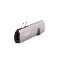 Hub USB Unitek D008A USB-C - HDMI + Gigabit + Power Delivery