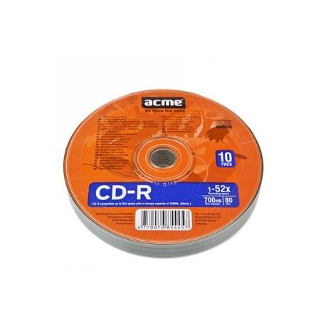 CD-R Acme 80/700MB 52X Szpindel 10pack