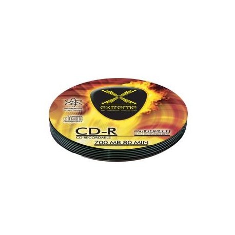 CD-R Extreme 56x 700MB (Soft Pack 10) Silver