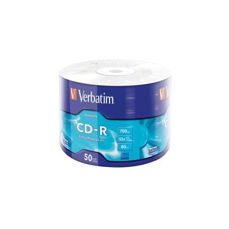 CD-R Verbatim 700MB Extra Protection Wrap (50 Spindel)