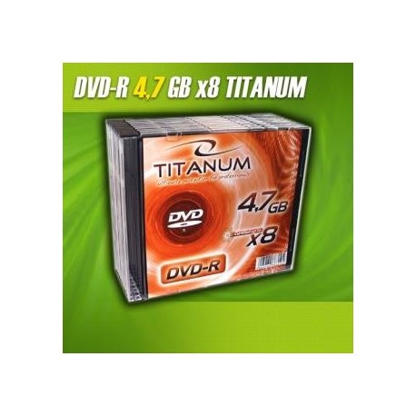 DVD-R Titanum 8x 4,7GB (Slim 1sztuka)