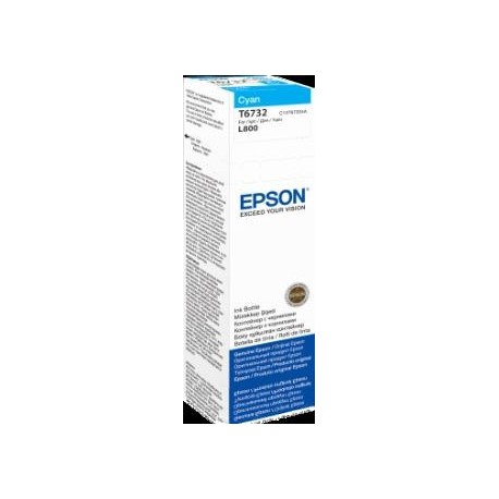 Atrament cyan w butelce 70 ml (T6732) do Epson L800/L850