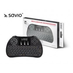 Klawiatura bezprzewodowa Savio KW-01 do TV Box, Smart TV, PS3, XBOX360, PC