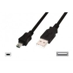 Kabel USB Assmann 2.0 A/M - mini B/M, 1,8m