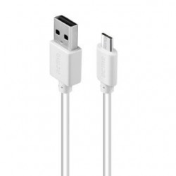 Kabel USB 2.0 Acme CB1011W A/M - micro-USB B/M, 1m, biały