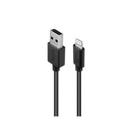 Kabel USB 2.0 Acme CB1031 A/M - Lightning/M, 1m, czarny