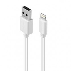Kabel USB 2.0 Acme CB1031W A/M - Lightning/M, 1m, biały