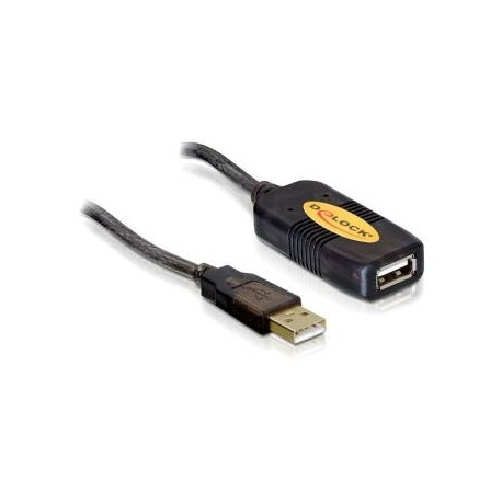Przedłużacz Delock USB AM-AF 2.0 10m aktywny black