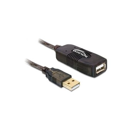 Przedłużacz Delock USB AM-AF 2.0 15m aktywny black