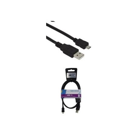 Kabel Micro USB 2.0 A-B M/M Esperanza EB143 1m czarny