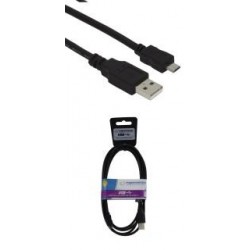 Kabel Micro USB 2.0 A-B M/M Esperanza EB145 2m Ekranowany