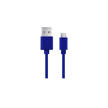 Kabel USB Esperanza Micro USB 2.0 A-B M/M 1,0m niebieski