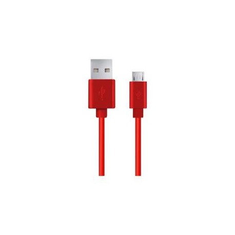 Kabel USB Esperanza Micro USB 2.0 A-B M/M 1,0m czerwony