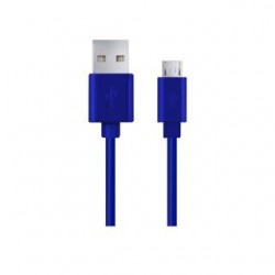 Kabel USB Esperanza Micro USB 2.0 A-B M/M 2,0m niebieski