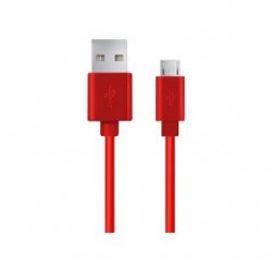 Kabel USB Esperanza Micro USB 2.0 A-B M/M 2,0m czerwony