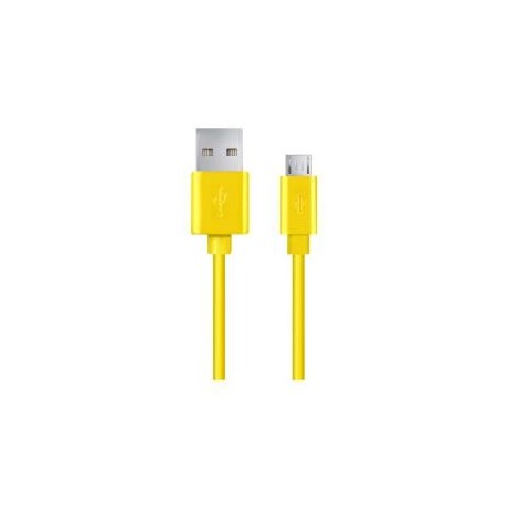Kabel USB Esperanza Micro USB 2.0 A-B M/M 2,0m żółty