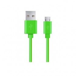 Kabel USB Esperanza Micro USB 2.0 A-B M/M 1,8m zielony