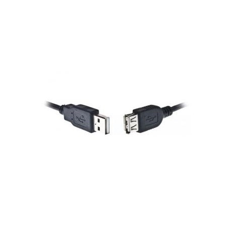 Przedłużacz Gembird USB AM-AF 2.0 1,8m Niklowane wtyki czarny + Ferryt