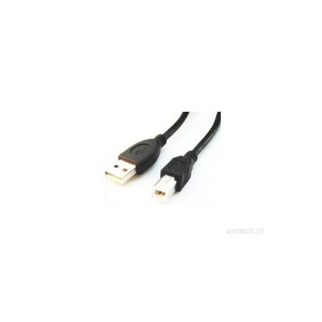 Kabel drukarkowy Gembird USB AM-BM 2.0 1,8m Black 100% Miedź