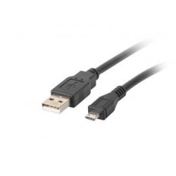 Kabel USB 2.0 Lanberg micro AM-MBM5P 0,5m czarny