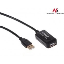 Przedłużacz USB 2.0 aktywny Maclean MCTV-757 USB 2.0 (M) - USB 2.0 (F) 10m