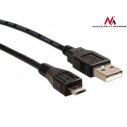 Kabel USB 2.0 Maclean MCTV-747 USB A (M) - Micro USB B (M) czarny, 1,8m