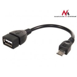 Kabel adapter Maclean MCTV-696 USB 2.0 (F) - MicroUSB typu B (M) 