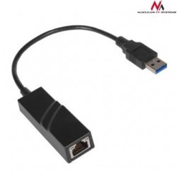 Kabel adapter Maclean MCTV-581 USB 3.1 (M) - LAN 1Gb RJ45 