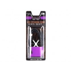 Przedłużacz USB AM-AF 2.0 Natec Extreme Media NKA-0358 1,8m Black (blister)