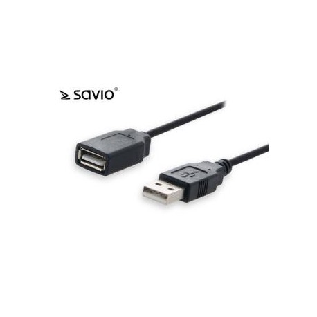 Przedłużacz USB 2.0. Savio CL-68 AM-AF, 0,8m