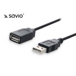 Przedłużacz USB 2.0. Savio CL-69 AM-AF, 1,8m