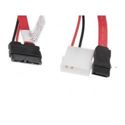 Kabel adapter Lanberg SATA-III DATA + Molex - micro SATA dla dysków 1.8"