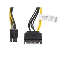 Kabel adapter Lanberg SATA zasilający(M)- PCI Express 6-pin 0,2m
