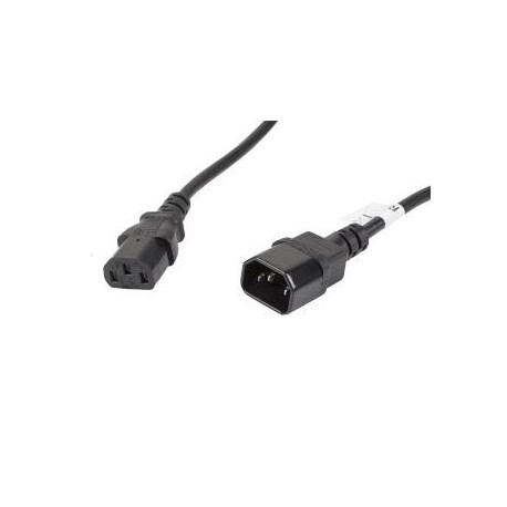 Przedłużacz kabla zasilającego Lanberg IEC 320 C13 - C14 5m VDE czarny