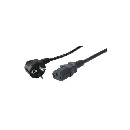 Kabel zasilający LogiLink CP095 Schuko C13 VDE czarny 3m