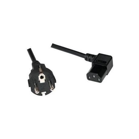 Kabel zasilający LogiLink CP118 Schuko C13 czarny 3m
