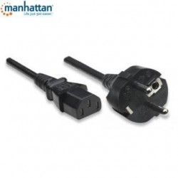 Kabel zasilający Manhattan 03-NC-D PC 3m, czarny ICOC