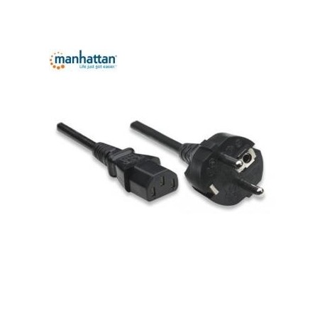 Kabel zasilający Manhattan 03-NC-D PC 3m, czarny ICOC