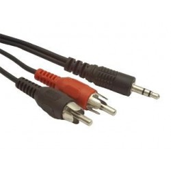 Kabel Gembird MINIJACK-2XRCA (CINCH) M/M 10m Stereo