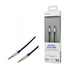 Kabel audio LogiLink Premium BASC30 3,5mm M/M 3m
