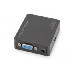 Adapter Digitus DS-40310-1 konwerter sygnału HDMI do VGA z audio 1xmini Jack