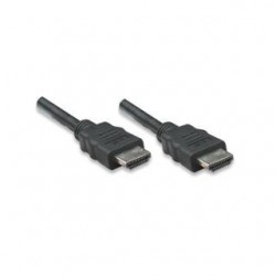 Kabel HDMI Manhattan C-HDMI14.50 HDMI/HDMI M/M Ethernet, ekranowany, 5m, czarny