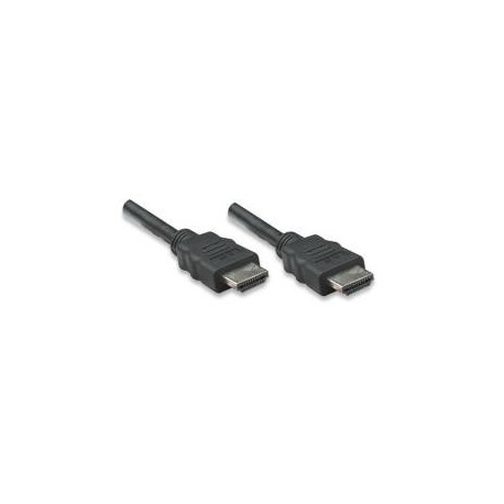 Kabel HDMI Manhattan HDMI-4-100 HDMI/HDMI M/M 1.4 Ethernet, niklowane złącza, 10m, czarny ICOC