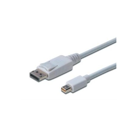 Kabel DisplayPort Assmann DP/M-DPmini /M, 1.1a biały, 1m