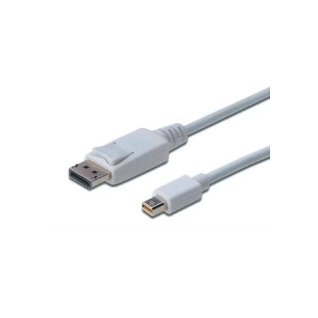 Kabel DisplayPort Assmann DP/M-DPmini /M, 1.1a biały, 2m