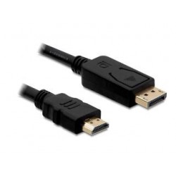 Kabel Delock DisplayPort M- HDMI M 2m gold