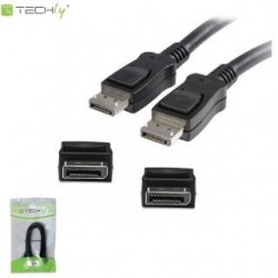 Kabel DisplayPort/DisplayPort, M/M, Techly DSP-A-010 czarny, 1m ICOC