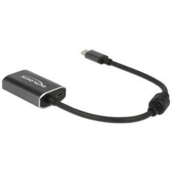Przełącznik Splitter Delock USB Type-C - HDMI 4K czarny