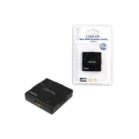 Switch HDMI LogiLink HD0006 3x HDMI, wzmacniacz